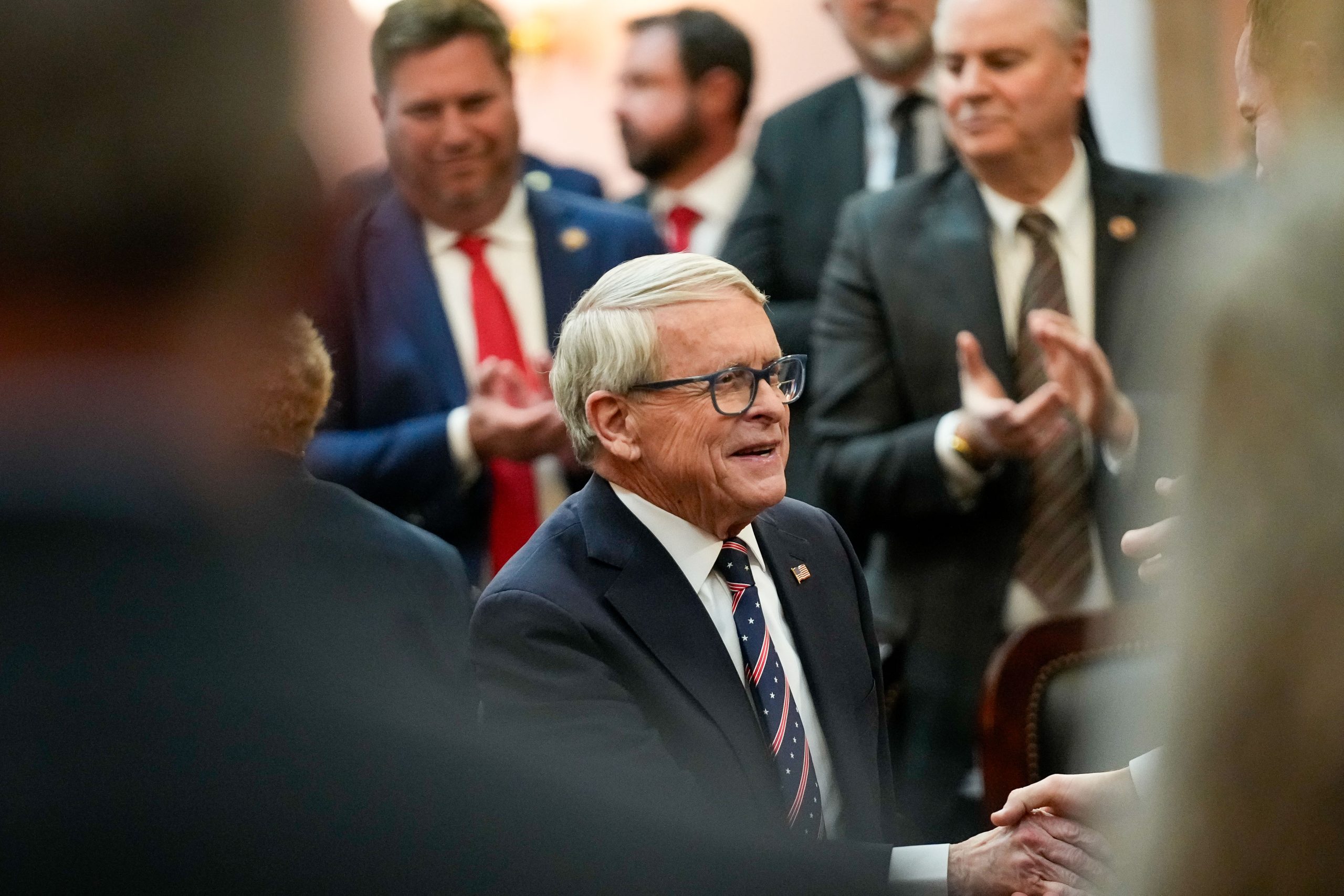 オハイオ州の再区画計画のdeWine Backs
