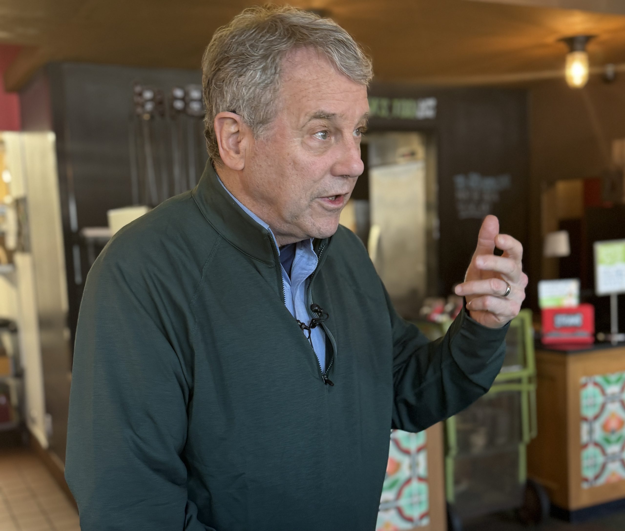 On ICE, Sherrod Brown goes on offense while Jon Husted urges a 'reset"